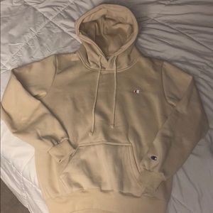 Men’s Khaki Champion Hoodie LARGE